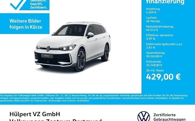 Weiß Gebraucht 2025 VW Passat R-line Kombi | 50.021 € (Guter Preis) - Bild 1/4
