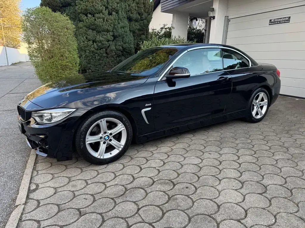 Gebraucht BMW 420 Cabriolet Sport Line 184 PS (135 kW) 2016 Schwarz Cabrio