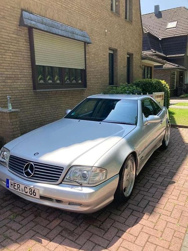 Silber Gebraucht 1999 Mercedes SL500 AMG Cabrio | 26.000 € (Superpreis) - Bild 1/4