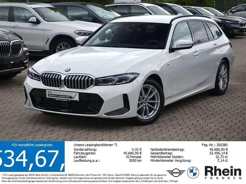 Weiß Gebraucht 2024 BMW 320 M Sport Limousine | 40.750 € (Guter Preis) - Bild 1/4