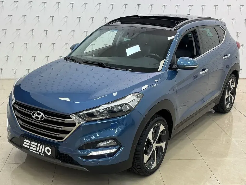 Gebraucht Hyundai Tucson Premium 185 PS (136 kW) 2015 Blau SUV