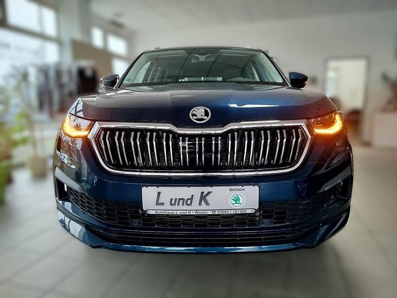 Lava blue metallic (metallic) Gebraucht 2022 Skoda Kodiaq LAURIN & KLEMENT SUV | 35.980 € (Fairer Preis) - Bild 1/4
