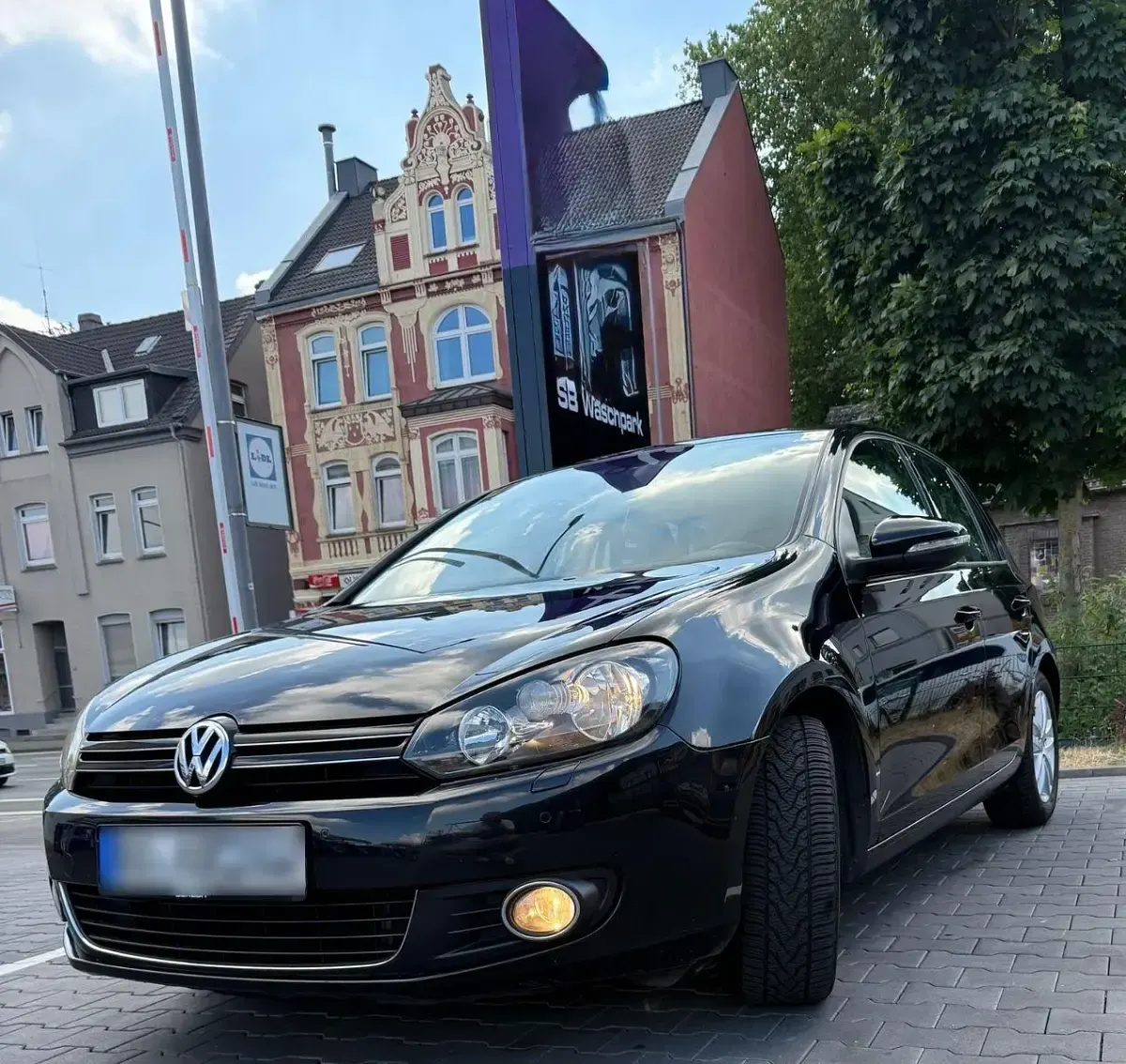 Gebraucht VW Golf VI Highline 110 PS (80 kW) 2009 Schwarz Kleinwagen
