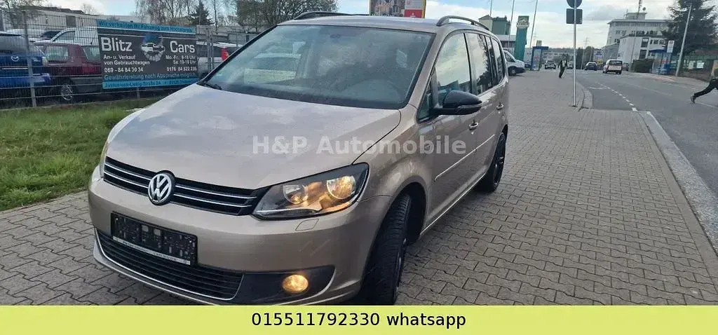 Gebraucht VW Touran Match 105 PS (77 kW) 2012 Beige Van / Kleinbus