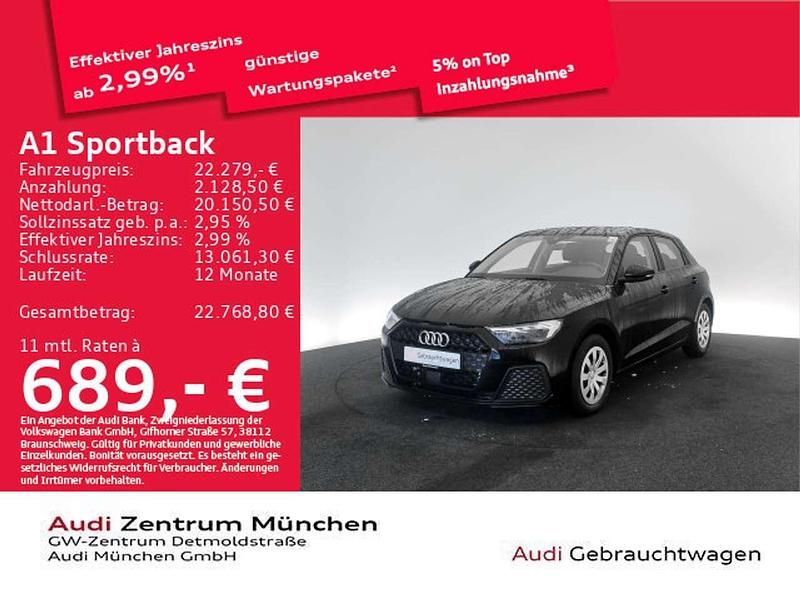 Mythosschwarz metallic Gebraucht 2023 Audi A1 SUV | 22.279 € (Guter Preis) - Bild 1/1