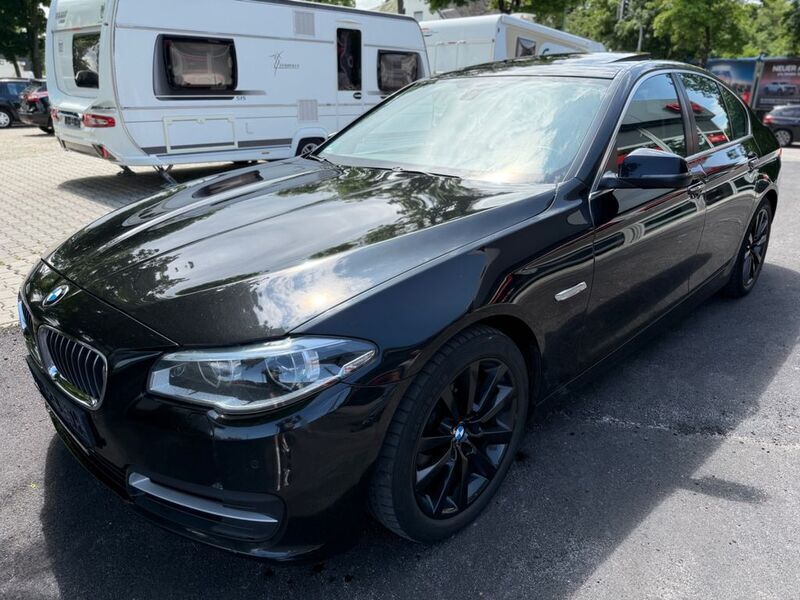 Schwarz Gebraucht 2014 BMW 520 Limousine | 8.900 € (Guter Preis) - Bild 1/4