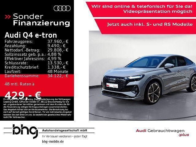 Kieselgrau Gebraucht 2022 Audi Q4 Sportback e-tron Ambiente SUV | 37.960 € (Guter Preis) - Bild 1/4