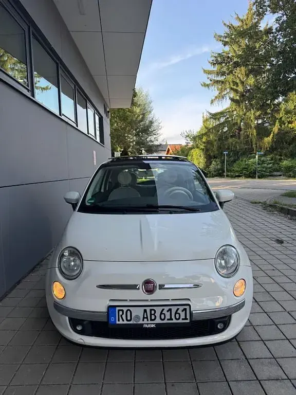 Gebraucht Fiat 500 69 PS (50 kW) 2009 Weiß Cabrio