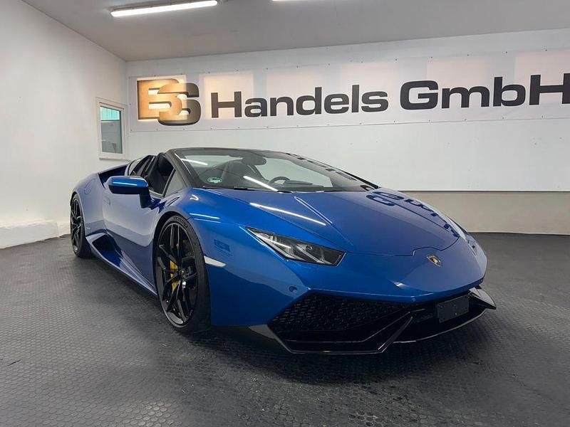 Second-hand Lamborghini Huracán 610 CP (448 kW) 2016 Albastru Cabrio