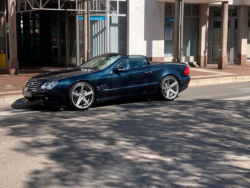 Schwarz Gebraucht 2002 Mercedes SL500 Cabrio | 27.900 € (Etwas zu teuer) - Bild 1/4