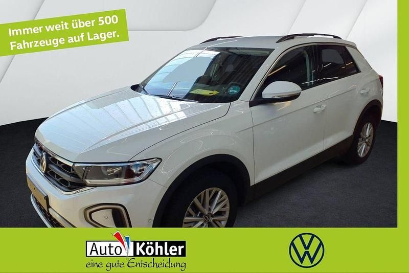Schwarz Gebraucht 2025 VW T-Roc Life SUV | 20.620 € (Superpreis) - Bild 1/3