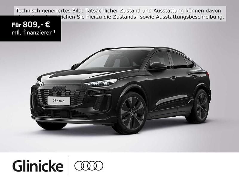 Mythosschwarz metallic Neu 2025 Audi Q6 Sportback e-tron Sport SUV | 81.630 € (Guter Preis) - Bild 1/1