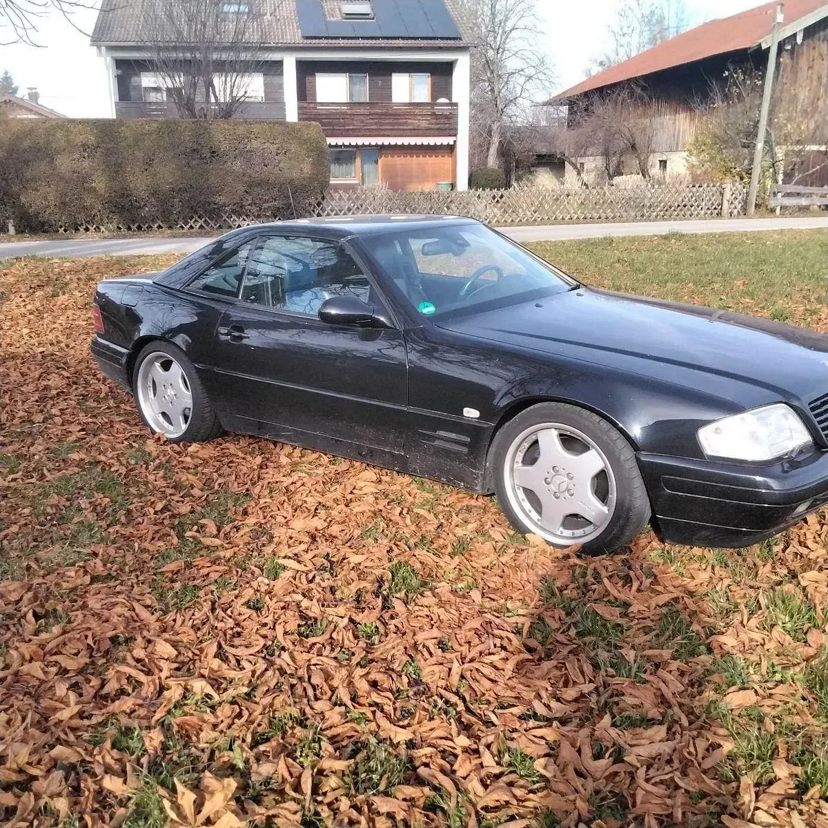 Gebraucht Mercedes SL320 224 PS (164 kW) 1998 Schwarz Cabrio