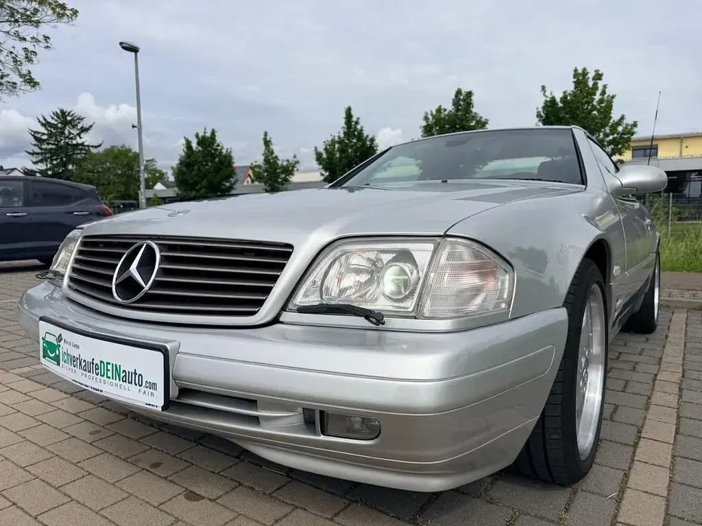 Gebraucht Mercedes SL320 224 PS (164 kW) 2001 Silber Cabrio