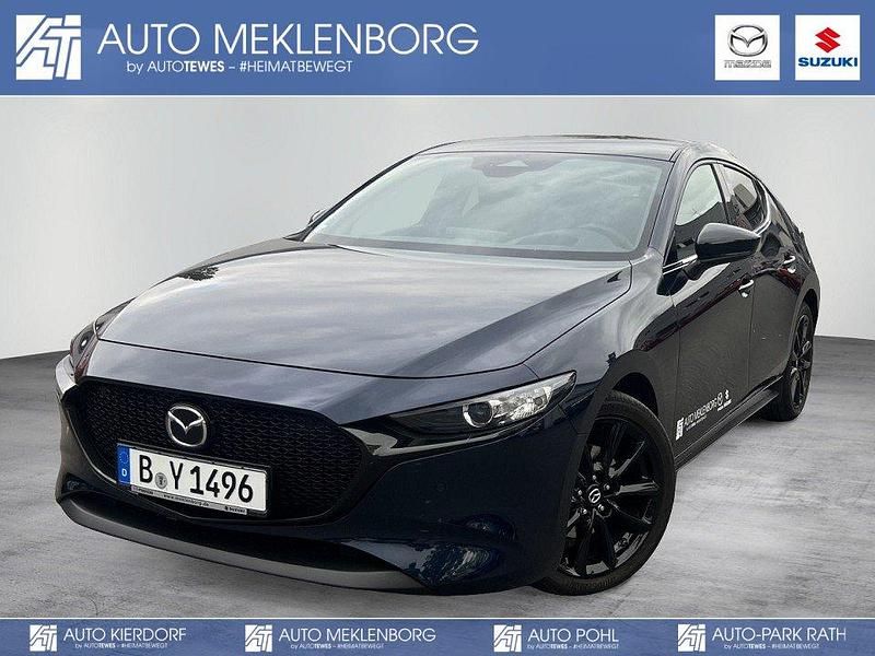 Deep crystal blue Gebraucht 2025 Mazda 3 Limousine | 27.490 € (Guter Preis) - Bild 1/4