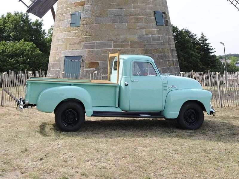 Grün Gebraucht 1955 Chevrolet Pick-Up Abholung | 30.500 € - Bild 1/4