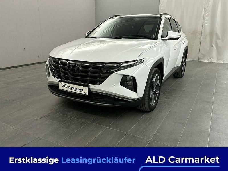 Atlas white Gebraucht 2022 Hyundai Tucson Prime SUV | 26.480 € (Fairer Preis) - Bild 1/4