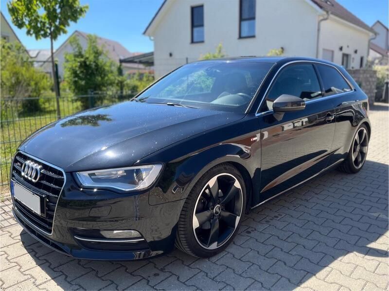 Schwarz Gebraucht 2013 Audi A3 S-Line Kleinwagen | 8.100 € (Fairer Preis) - Bild 1/4