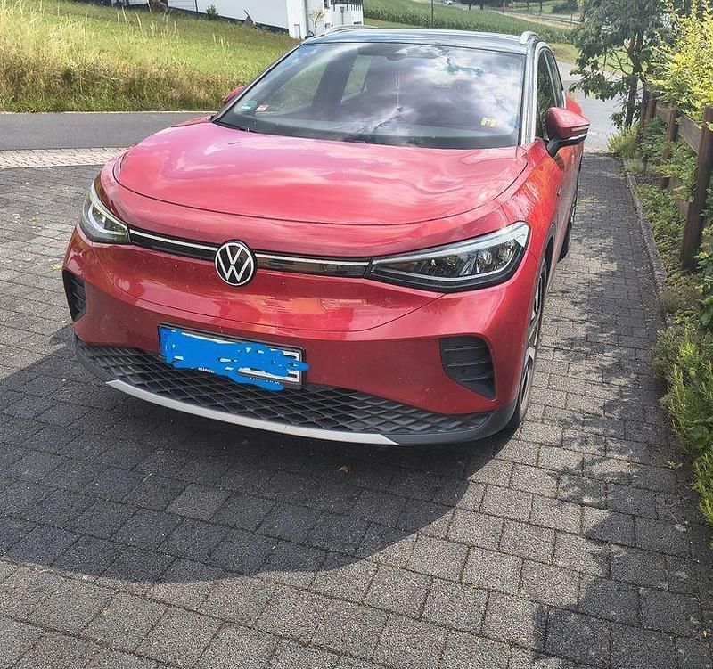 Rot Gebraucht 2022 VW ID.4 Pro SUV | 25.200 € (Superpreis) - Bild 1/4