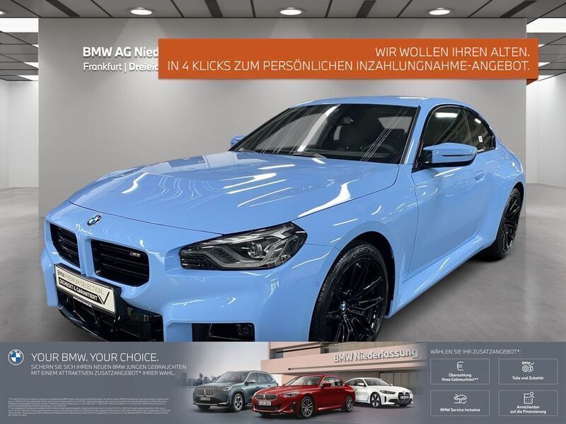 Blau Gebraucht 2024 BMW M2 Shadowline Coupé | 59.280 € (Superpreis) - Bild 1/3