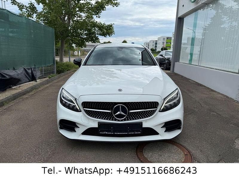 Gebraucht Mercedes C200 AMG 184 PS (135 kW) 2019 Weiß Coupé