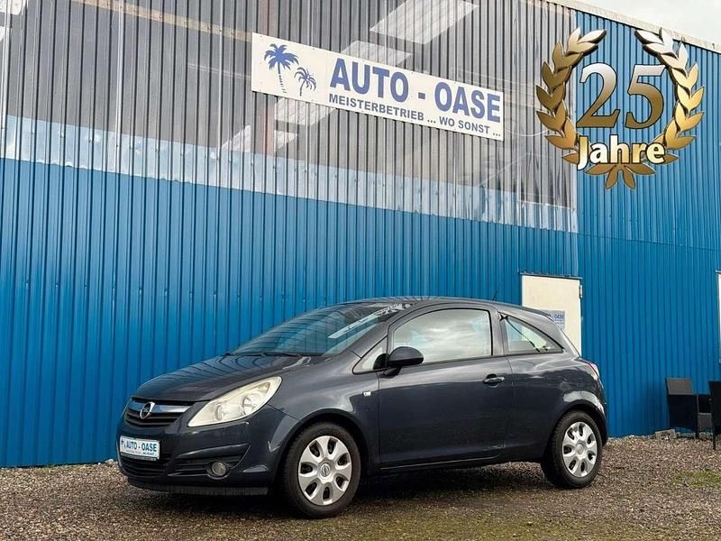 Blau Gebraucht 2008 Opel Corsa Edition Kleinwagen | 3.490 € (Teuer) - Bild 1/3