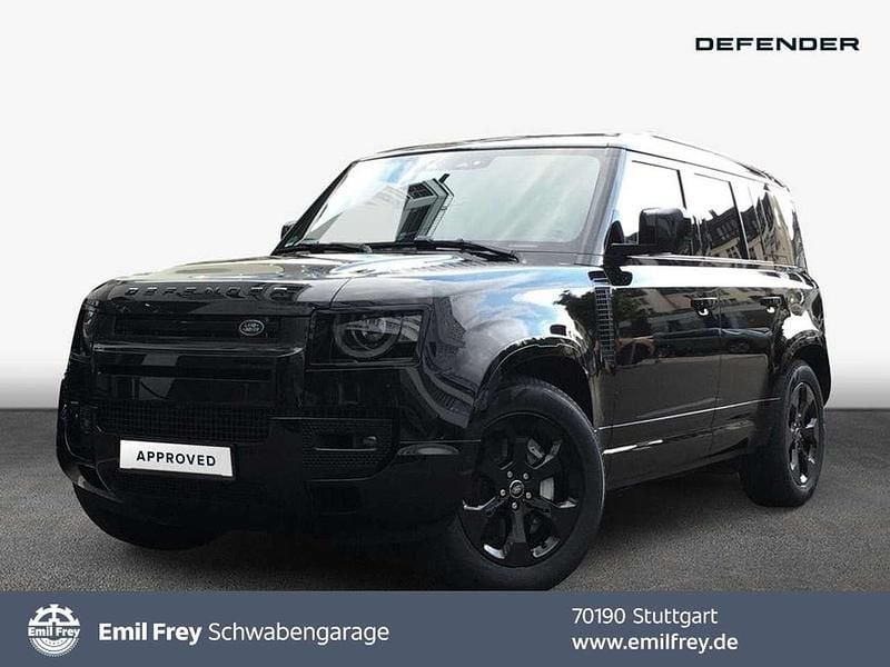 Santorini black metallic Gebraucht 2025 Land Rover Defender Black Edition SUV | 90.990 € (Fairer Preis) - Bild 1/4
