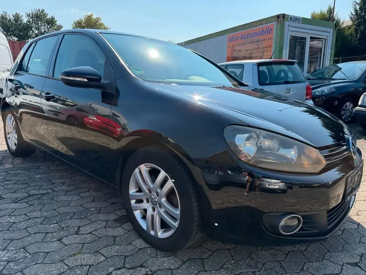Gebraucht VW Golf VI 122 PS (89 kW) 2009 Schwarz Limousine