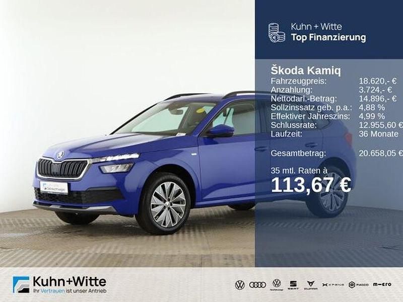 Energyblau Gebraucht 2023 Skoda Kamiq Ambition SUV | 18.220 € (Superpreis) - Bild 1/3