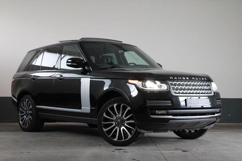 Schwarz Gebraucht 2013 Land Rover Range Rover Autobiography SUV | 20.900 € (Superpreis) - Bild 1/4