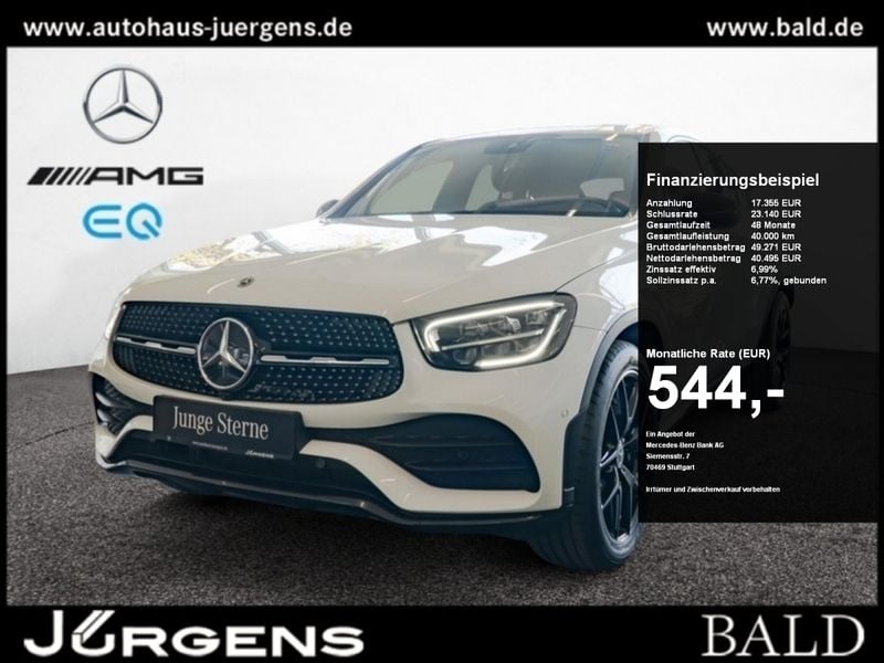 Unilack polarweiss Gebraucht 2023 Mercedes GLC400d AMG Coupé | 63.490 € (Fairer Preis) - Bild 1/2