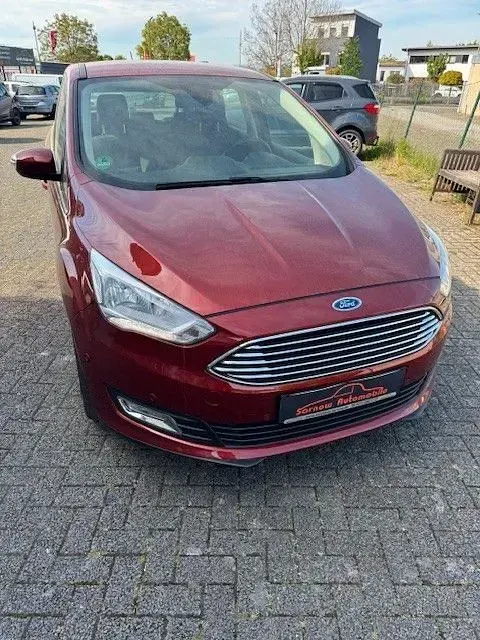Second-hand Ford C-MAX Titanium 125 CP (91 kW) 2017 Roșu Monovolum
