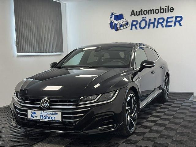 Schwarz deep black perleffekt (metallic) Gebraucht 2021 VW Arteon R-line Kombi | 32.990 € (Guter Preis) - Bild 1/4