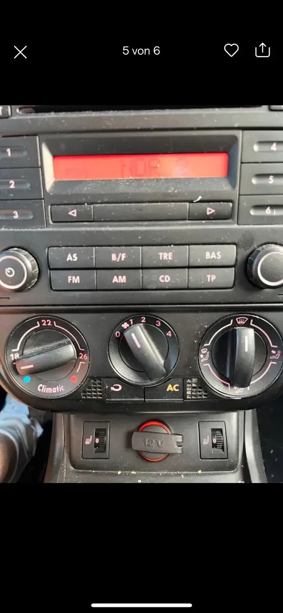 Gebraucht VW Fox 55 PS (40 kW) 2006 Blau Kleinwagen
