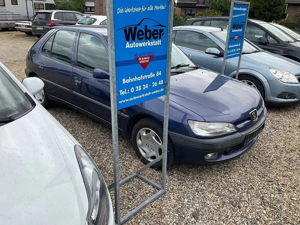 Gebraucht Peugeot 306 88 PS (64 kW) 1999 Blau Limousine