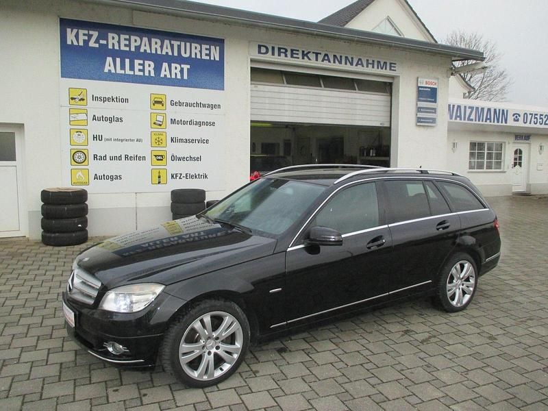 Obsidianschwarz metalliclack Gebraucht 2008 Mercedes C320 Kombi | 3.900 € (Superpreis) - Bild 1/4