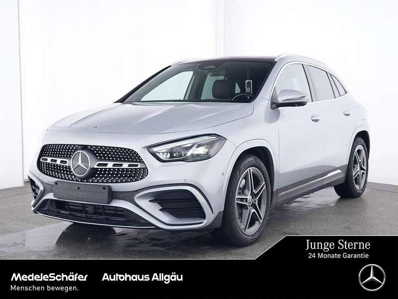Lack hightechsilber Gebraucht 2023 Mercedes GLA220 AMG Line Premium Plus SUV | 46.770 € (Teuer) - Bild 1/4
