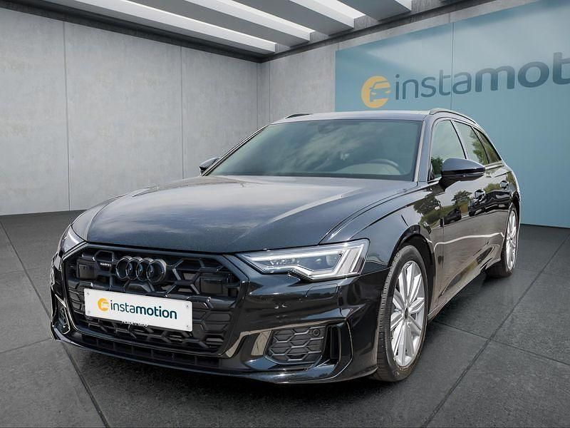 Schwarz Gebraucht 2024 Audi A6 S-Line Kombi | 56.299 € - Bild 1/4
