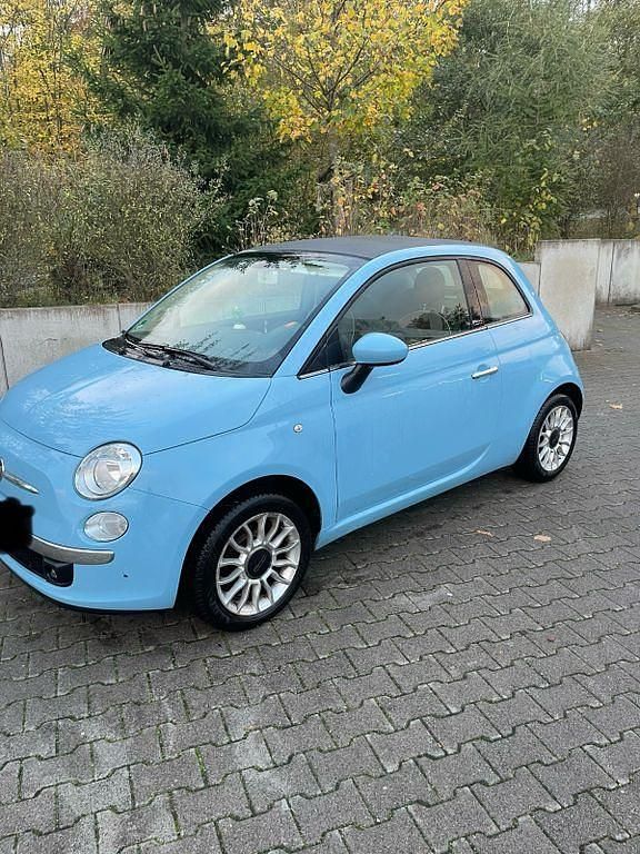 Blau Gebraucht 2015 Fiat 500C Lounge Cabrio | 6.499 € (Fairer Preis) - Bild 1/4