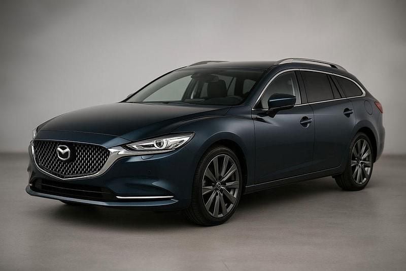 Blau Gebraucht 2019 Mazda 6 Sports-Line Kombi | 20.997 € (Fairer Preis) - Bild 1/4
