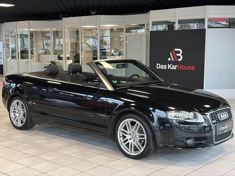 Schwarz Gebraucht 2009 Audi A4 Cabriolet S-Line Cabrio | 8.970 € (Fairer Preis) - Bild 1/4
