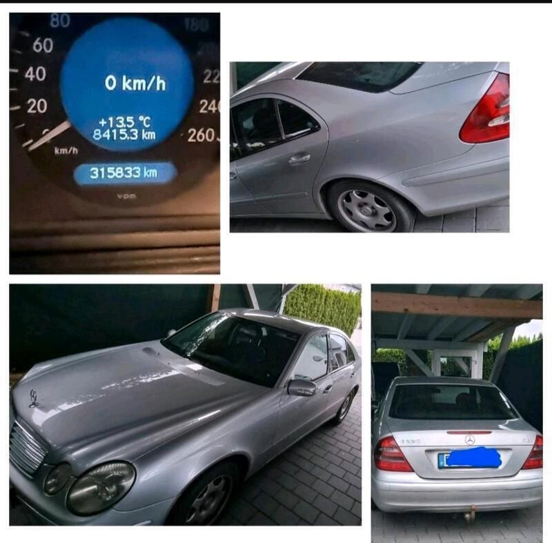 Silber Gebraucht 2004 Mercedes E220 Limousine | 1.700 € - Bild 1/1