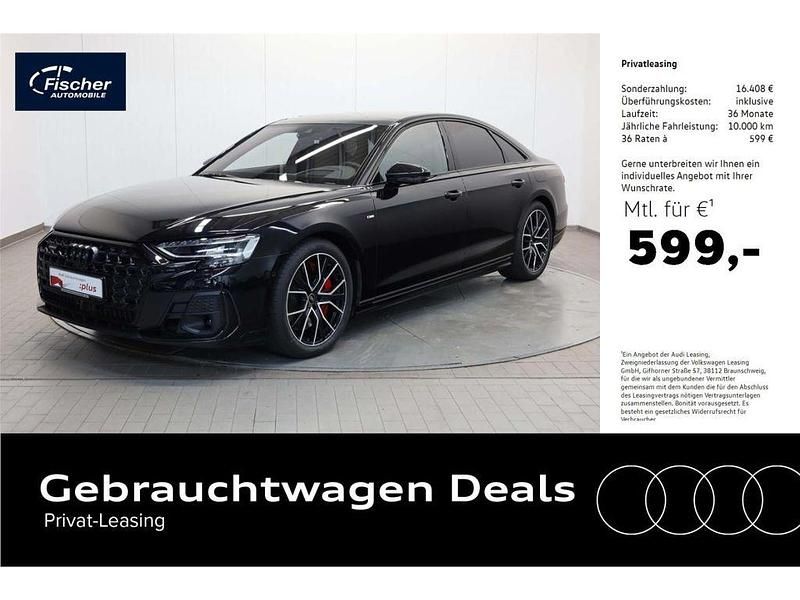 Sebringschwarz kristalleffekt Gebraucht 2025 Audi A8 S-Line Limousine | 84.980 € (Fairer Preis) - Bild 1/4