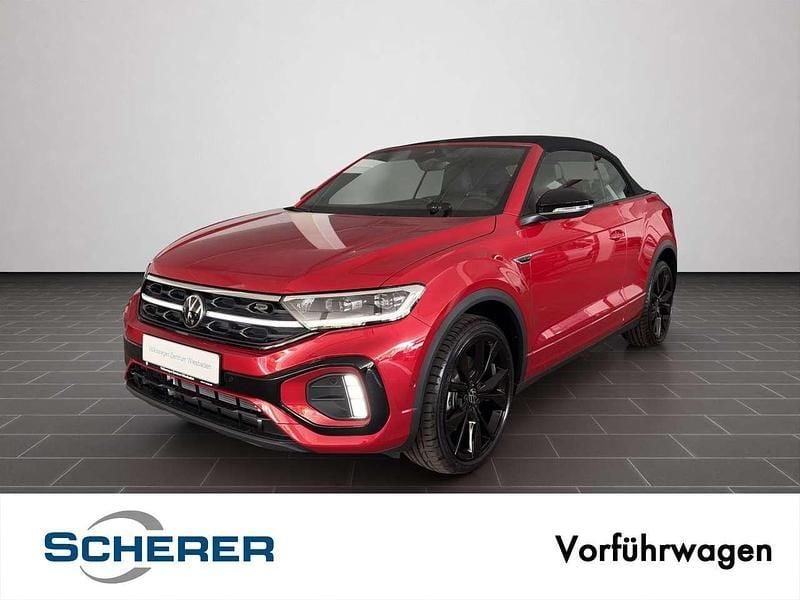 Kings red metallic Gebraucht 2025 VW T-Roc Cabriolet R-line Cabrio | 43.990 € - Bild 1/4