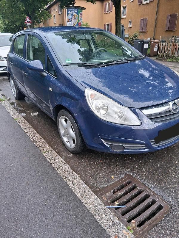 Blau Gebraucht 2009 Opel Corsa Kleinwagen | 1.000 € (Superpreis) - Bild 1/4