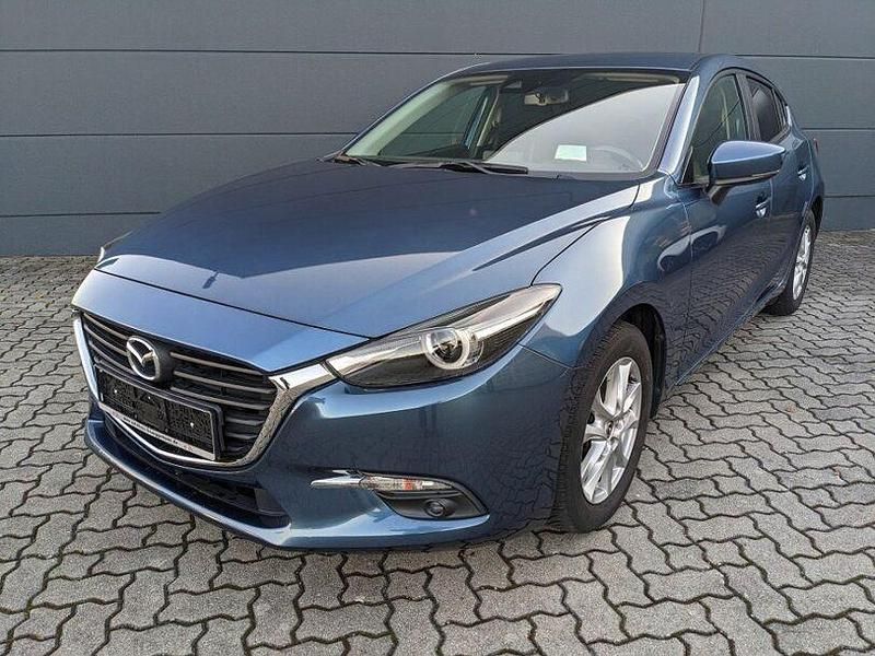 Gebraucht Mazda 3 Exclusive 120 PS (88 kW) 2017 Turmalinblau metallic (metallic) Limousine