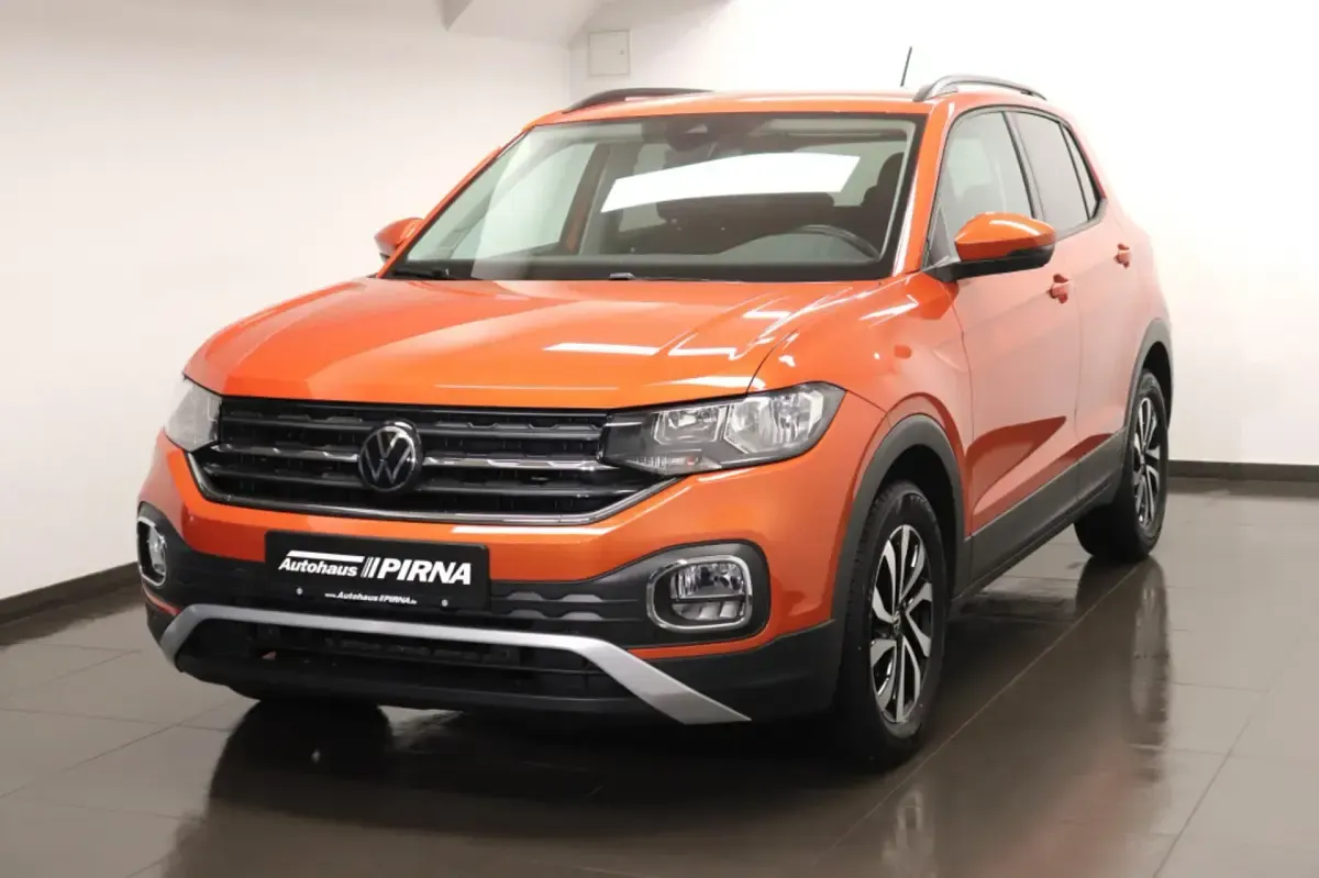 Gebraucht VW T-Cross Active 110 PS (80 kW) 2021 Orange SUV