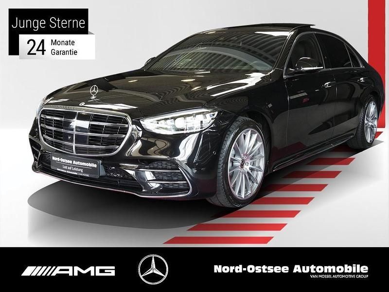 Metalliclack obsidianschwarz Gebraucht 2023 Mercedes S400 AMG Limousine | 92.890 € (Teuer) - Bild 1/4