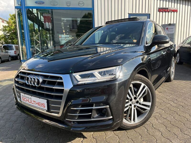 Mythosschwarz metallic Gebraucht 2018 Audi Q5 S-Line SUV | 36.500 € (Fairer Preis) - Bild 1/4