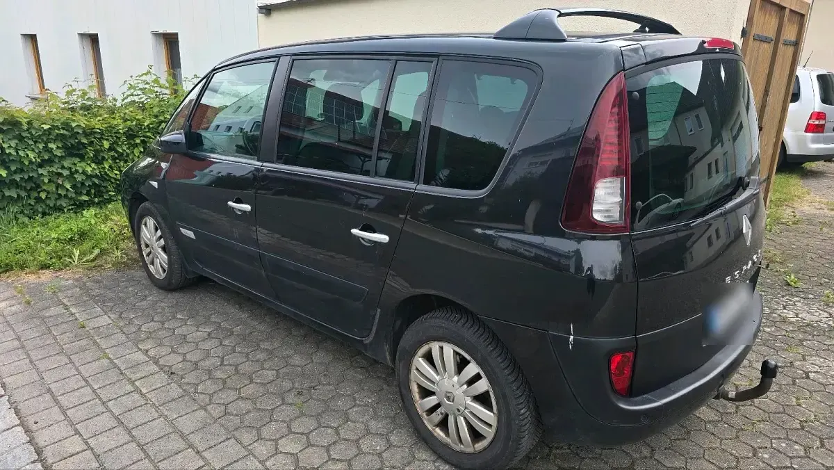 Gebraucht Renault Espace 173 PS (127 kW) 2008 Schwarz Van / Kleinbus